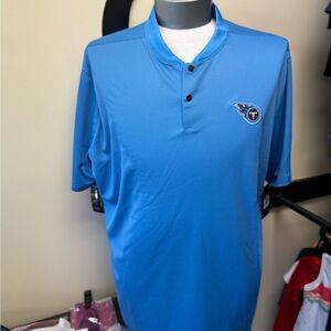 Nike Light Blue Polo Shirt with Logo
